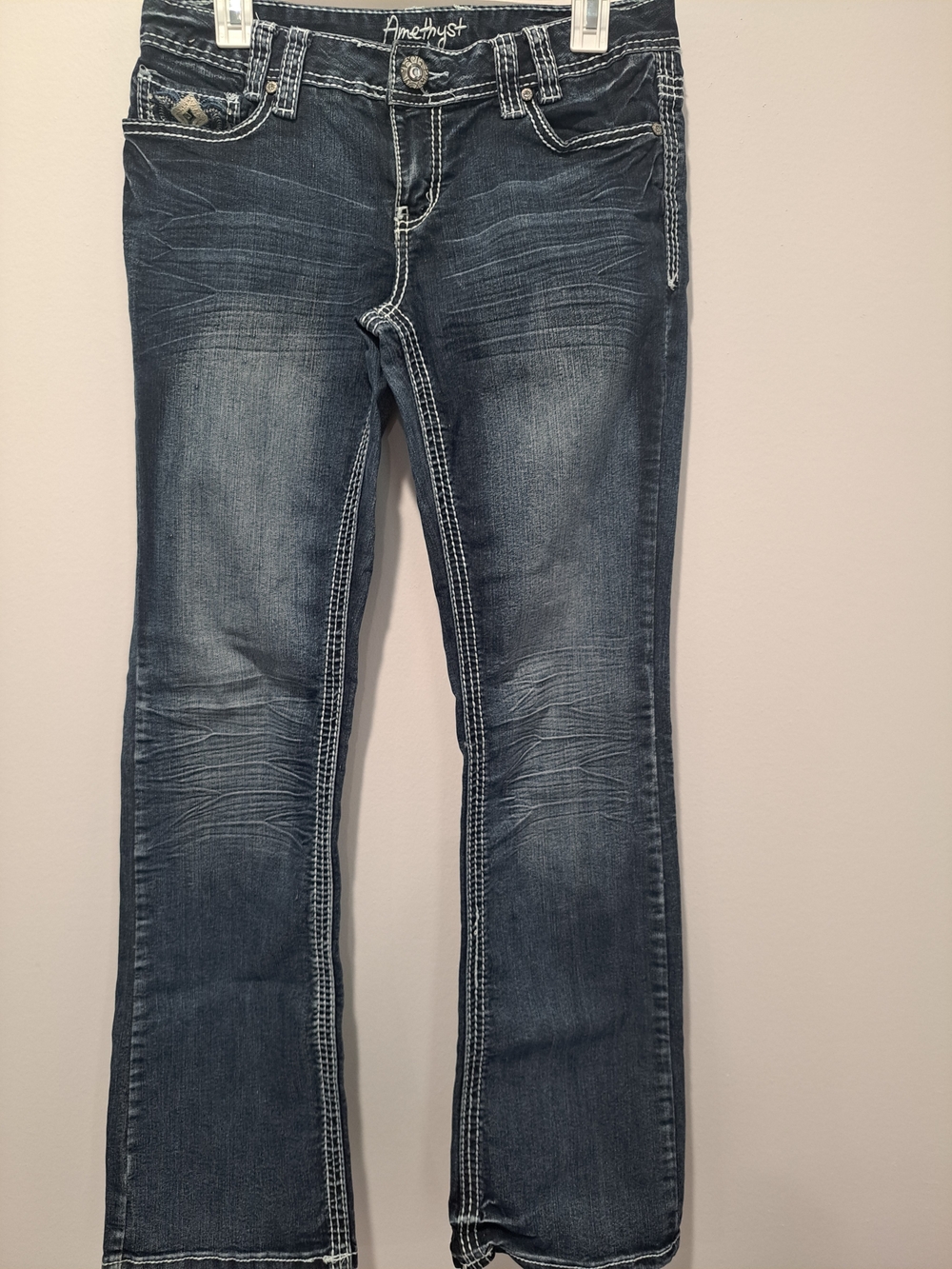 Amethyst Jeans Women's Dark Wash Jeans - Blue
